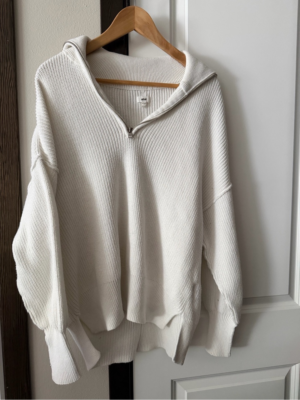 aerie Half-Zip Knit Sweater